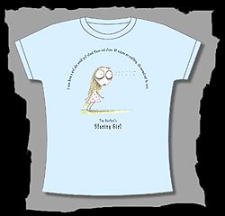 Tim Burton Staring Girl Baby Tee
