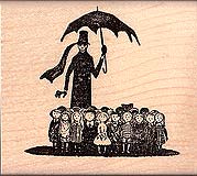 Gashlycrumb Tinies Rubber Stamp