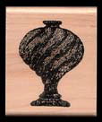 Edward Gorey Urn Rubber Stamp