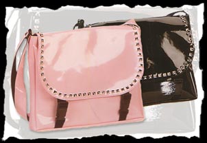 Studded Messenger Bag