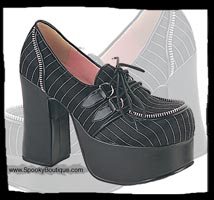 Pinstripe Shoes