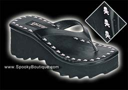 Skull Thong Sandals