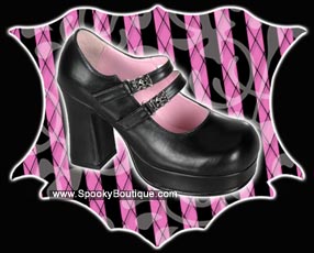 Skull Strap Mary Janes
