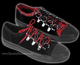 Suede D-Ring Sneakers