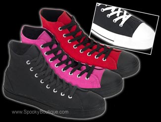 High Top Canvas Sneakers