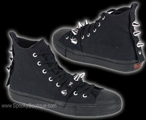 High Top Spiked Sneakers
