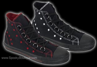 High Top D-Ring Sneakers