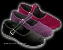 Velvet China Flats