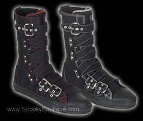 Extra High Top Criss Cross Strap Sneakers