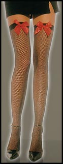 Satin Bow Fishnets