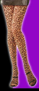 Leopard Print Tights