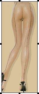 Nude Back Seam Fishnets