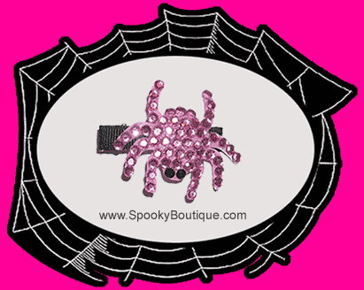 Jeweled Spider Hair Clip