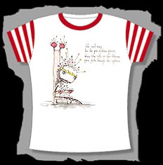 Tim Burton Pin Cushion Queen Baby Tee