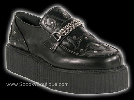 V-CREEPER-509 - Black Veggie Lounge Creepers
