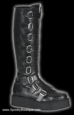 V-CREEPER-585 - Creeper Buckle Boots