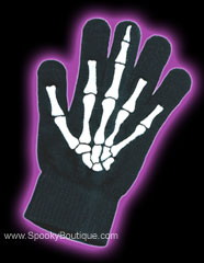 skeleton gloves
