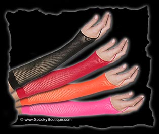 Fingerless Fishnet gloves