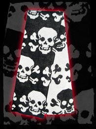 Skull Knit Scarf