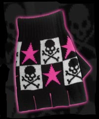 Star/Skull Fingerless Gloves