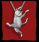 Edward Gorey Cat Necklace