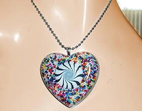 Heart Shaped Candy Necklace