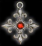 Fleur Cross Pendant