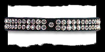 2-Row Rhinestone Kollar