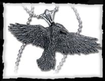Black Raven Necklace