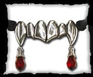 Jeweled Fangs Choker