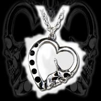 Skull Heart Necklace