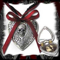 Skull Heart Locket