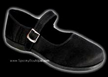 Canvas Chinese Mary Janes