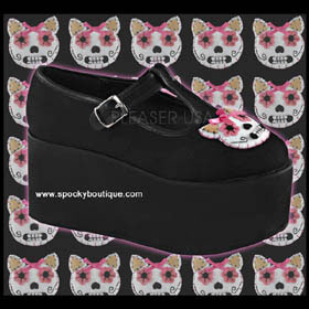 CLICK-04 -Muerto Cat Platform Maryjanes