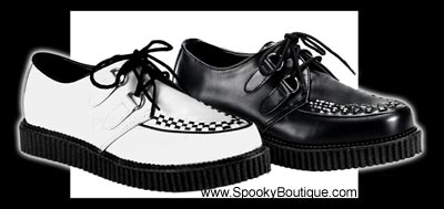 CREEPER-602 - Leather D-Ring Creepers