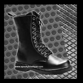 10-Hole Non-Leather Boots