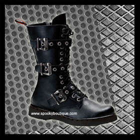 14-Hole 3-Strap Boots