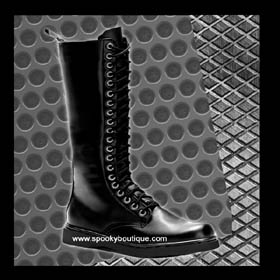 20-Hole Non-Leather Knee Boots