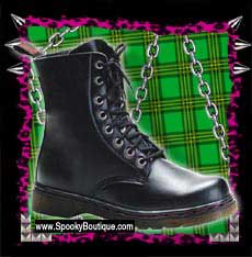 DISORDER-100 - 8-Hole Non-Leather Boots