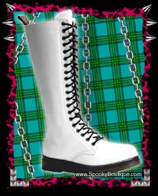 DISORDER-400 - 20-Hole Knee Boots