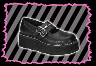 Zipper Strap Mary Jane Shoes