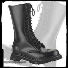 14-Hole Steel Toe Boots