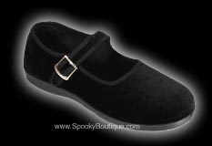 Velvet China Flats