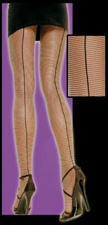 Sheer Thin Stripe Tights