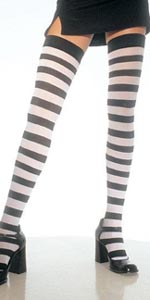 Wide Striped Tights
